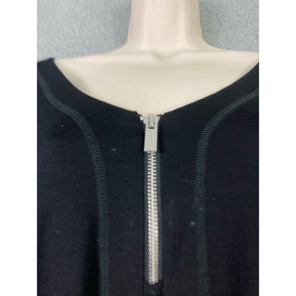 Cable & Gauge Black Blouse Viscose‎ Spandex Long Sleeve Women's L Soft & Drapey - Picture 8 of 11